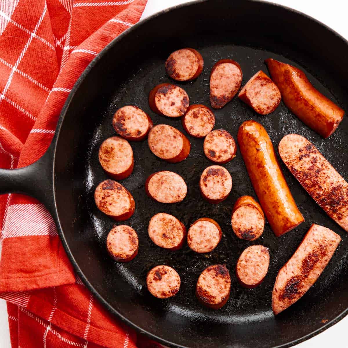 how to cook sausage in pan