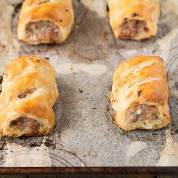 british sausage rolls