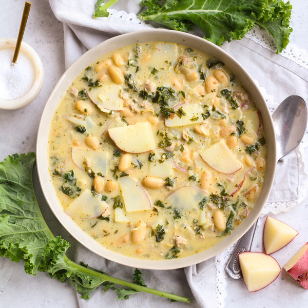 sausage potato kale soup