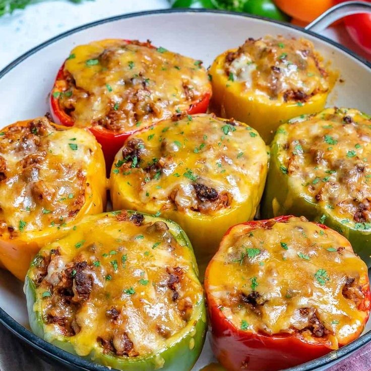 stuffed peppers with sausage