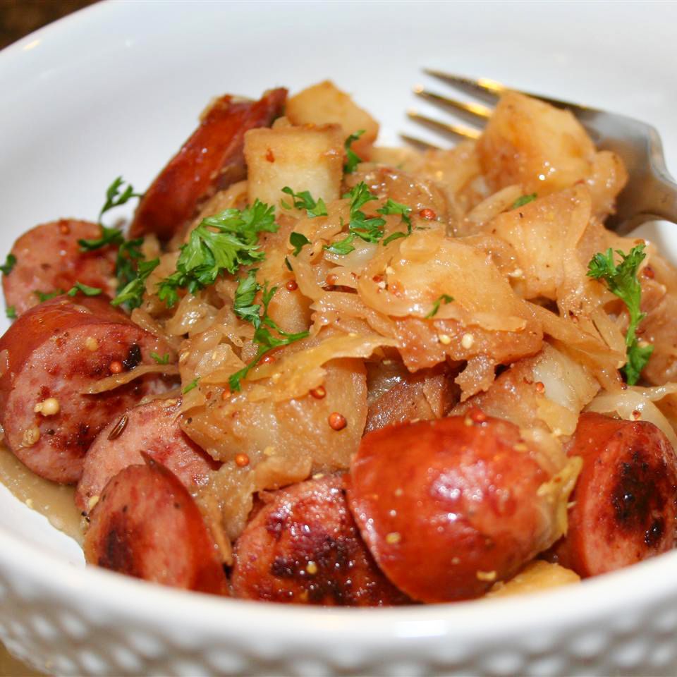 smoked sausage and potatoes