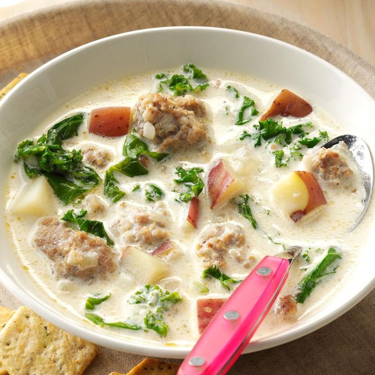 sausage potato kale soup