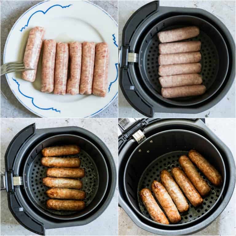 air fry sausage