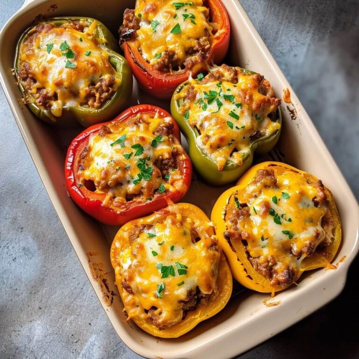 savory stuffed peppers